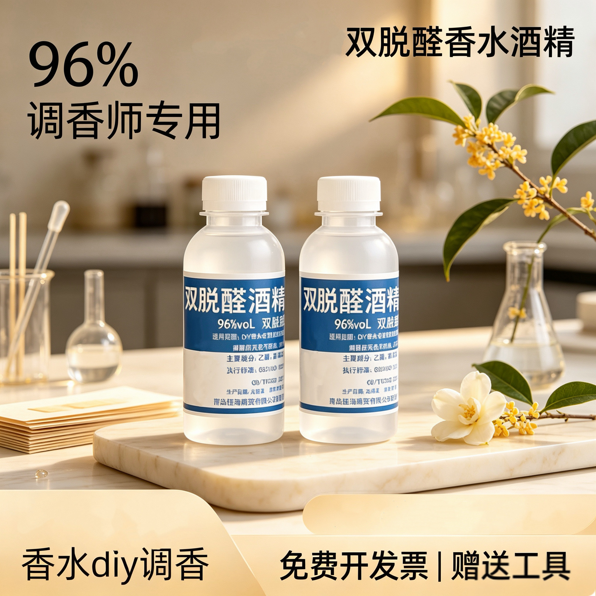 特级96度双脱醛香水香薰专用溶剂