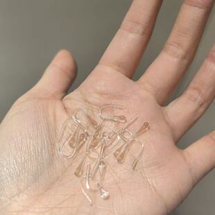 树脂养耳洞耳钉女新款 甜美简约百搭水滴耳钩耳环小众设计耳饰女