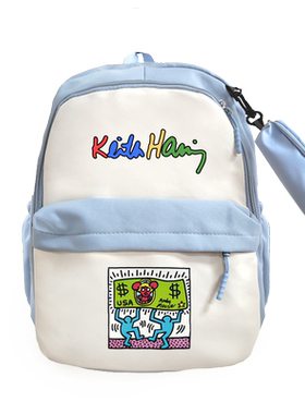 凯斯哈林keithharing拼接书包