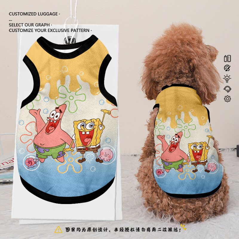 NASA联名海绵宝宝派大星宠物衣服