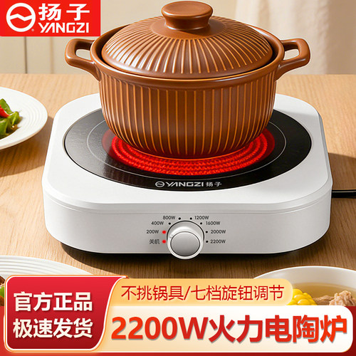 扬子家用小型大功率电陶炉煮茶炉