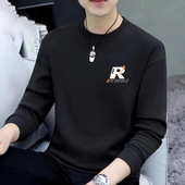 男生卫衣春秋季 ins潮流重磅印花外套 百搭运动打底衫 宽松大码 长袖