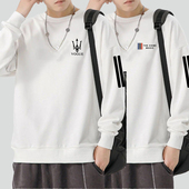 卫衣春秋款 宽松大码 套头长袖 男士 T恤潮流百搭休闲青年无帽体恤衫