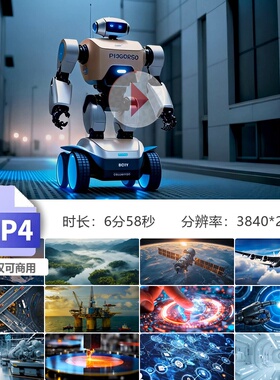 高清中国梦宣传片科技发展AI绿色未来生态经济建设征程视频素材