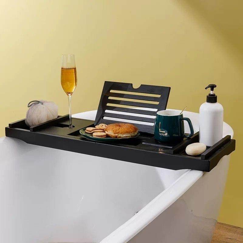 拉车套罩竹制浴缸架多功能泡澡手机平板支架卫生间浴桶浴盆收纳浴,电子元器件市场,LED反光杯,淘宝优惠券,粉丝福利购,淘宝优惠卷