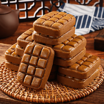 荞麦山楂果肉酥饼 松软中式老式茶糕点心早餐零食美味代餐下午茶