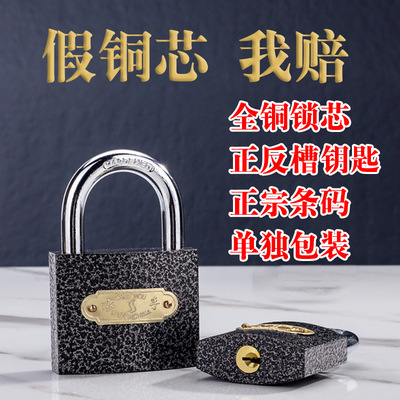 永固牌铜芯特厚防水挂锁宿舍更衣柜子防盗小锁头仓库门大门铁挂锁