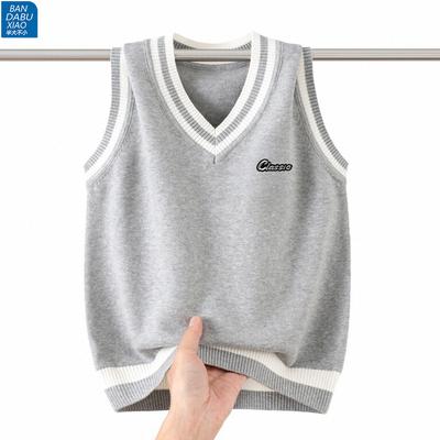 6-16岁中大童男女少年针织马甲
