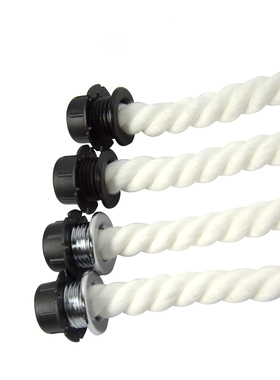 时尚O bag1对非常柔软白色麻绳长短款提手肩带Obag女式包提手肩带