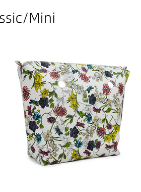 Obag热卖Classic Mini大中包印花PU皮革防水拉链内袋内衬插入袋