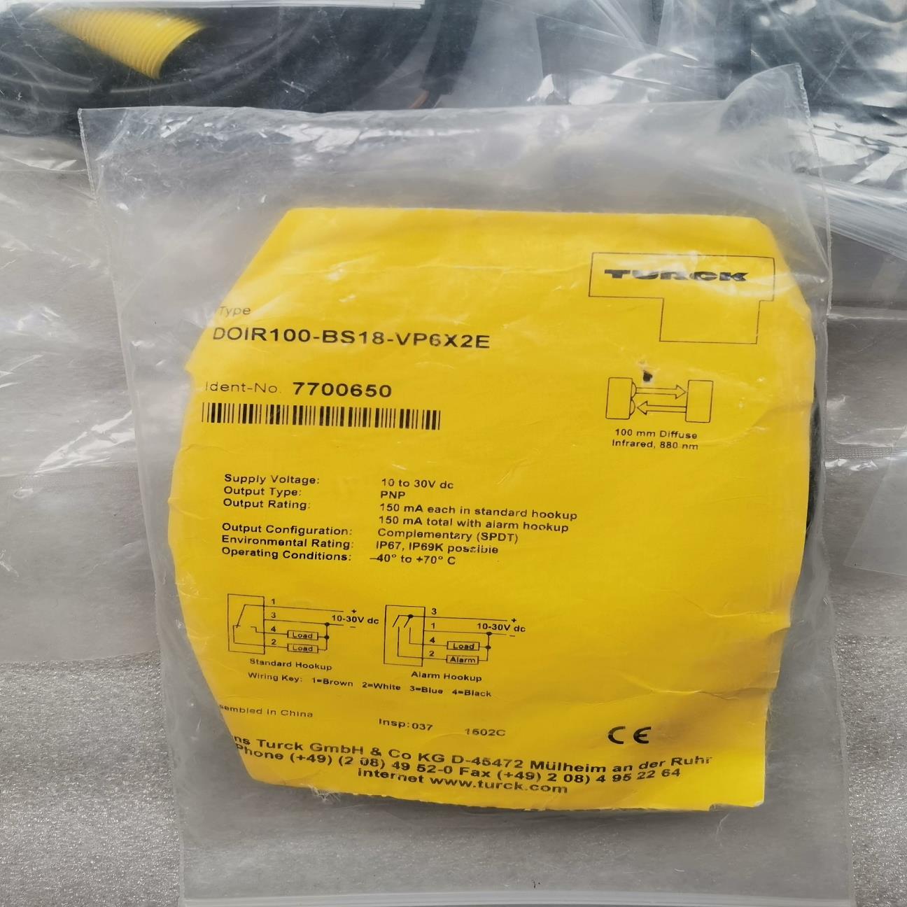 TURCK 接近开关 DOIR100-BS18-VP6X2E