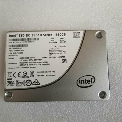英特尔/intel S3510 480G 240G SSD