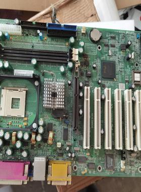 超微工业工控机主板。6个PCI口。P4SGA REV1.1