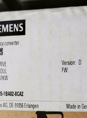 [德峰]西门子 电源模块 6SN1145-1BA02-0CA2