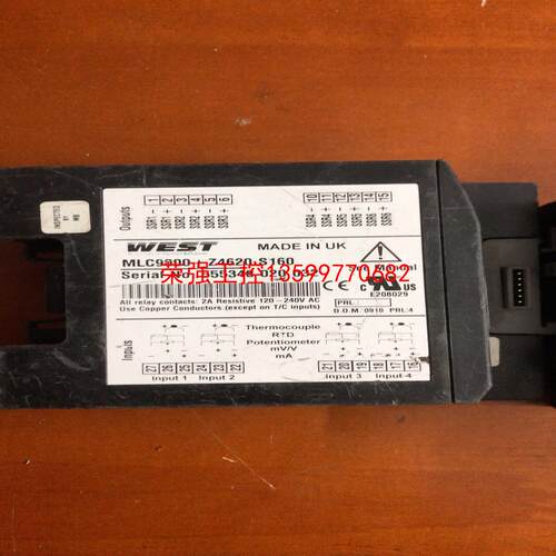 【荣强工控】WEST温度模块MLC9000+Z4620 S160二手拆机