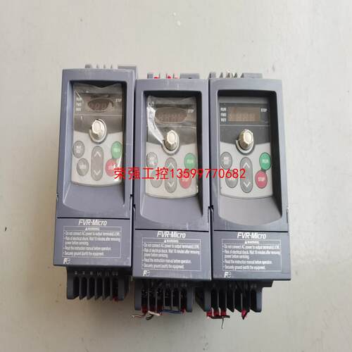 【荣强工控】拆机富士变频器 0.4KW 220V 实物拍摄