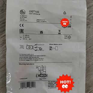 全新IFM传感器OGT100