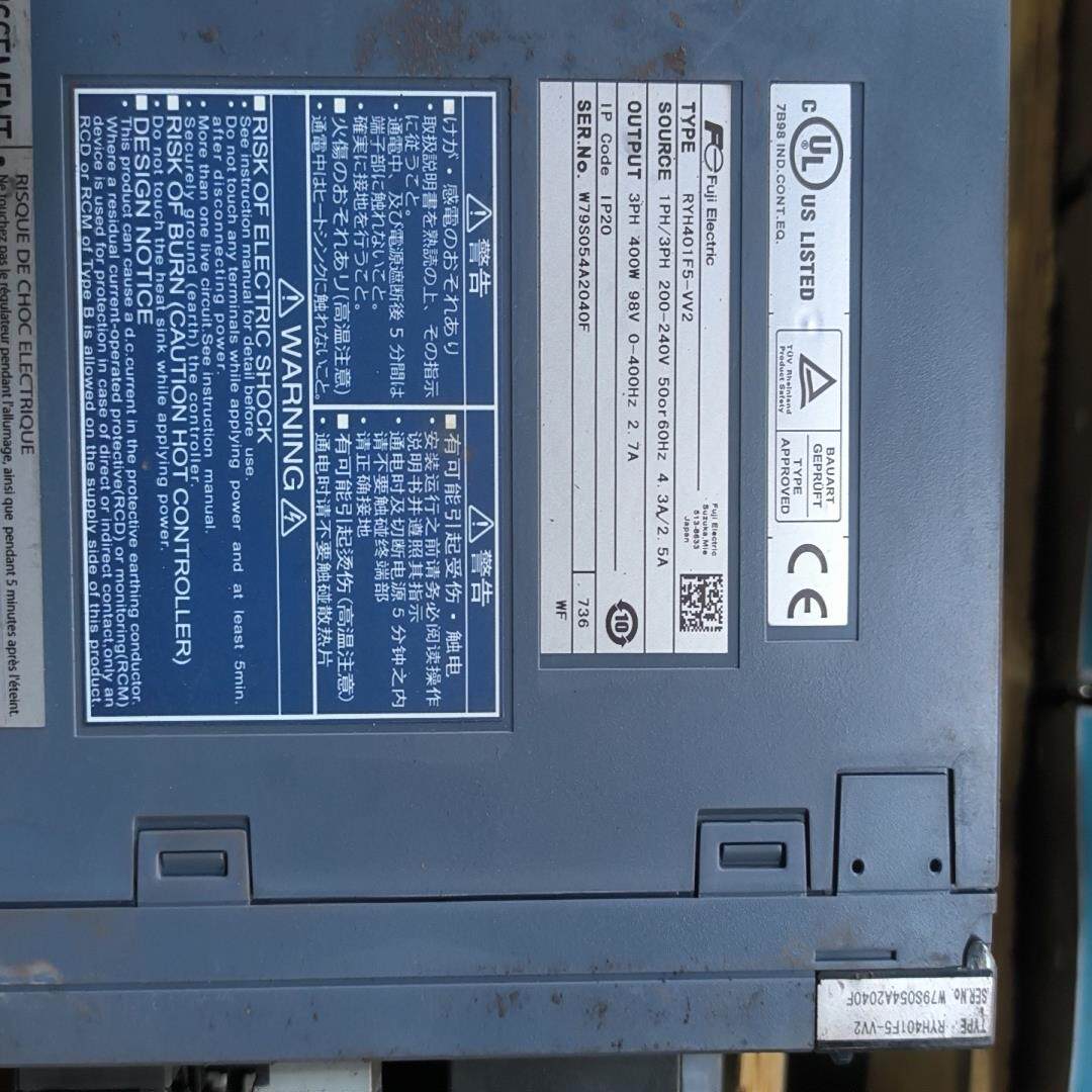 （设备配件）富士RYH401F5-vv2驱动器400w功能包好