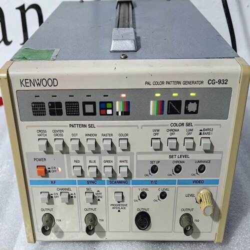 KENWOOD建武CG-932彩条信号发生器！使用