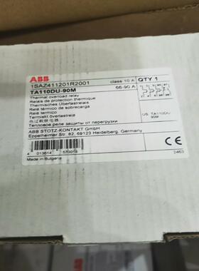 原装热过载继电器 TA110DU-90M 整定电流 6