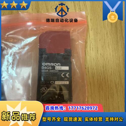 原装* 纤细型安全门 D4GS-/N4R全新