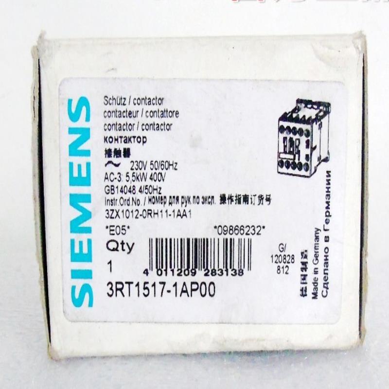 接触器 3RT1517-1AP00议价
