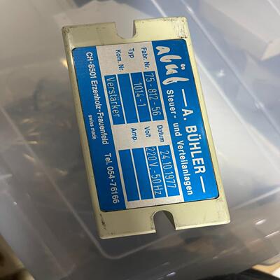（设备配件）A.BUHLER 75-812-56 24.10.197 T
