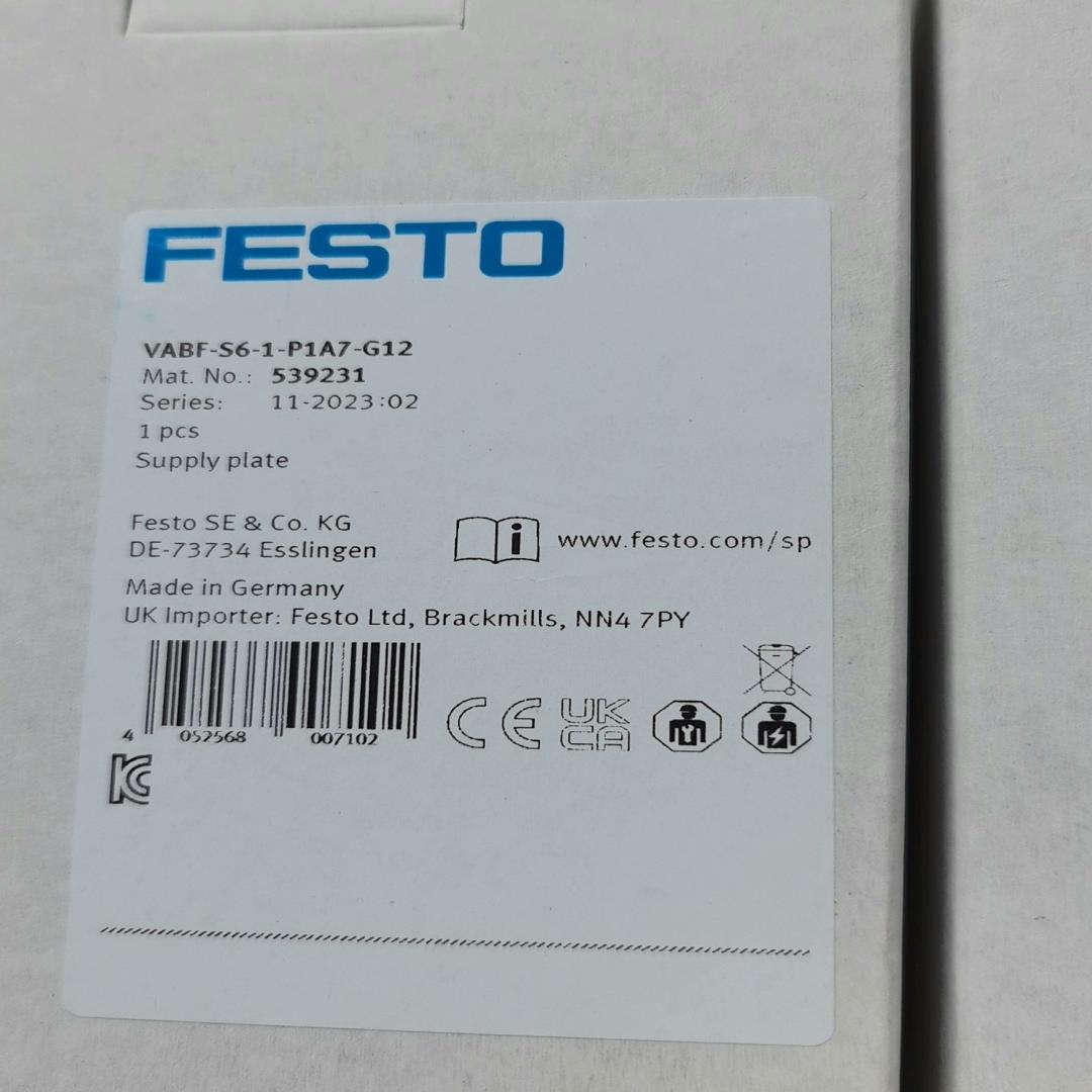 539231型号VABF-S6-1-P1A7