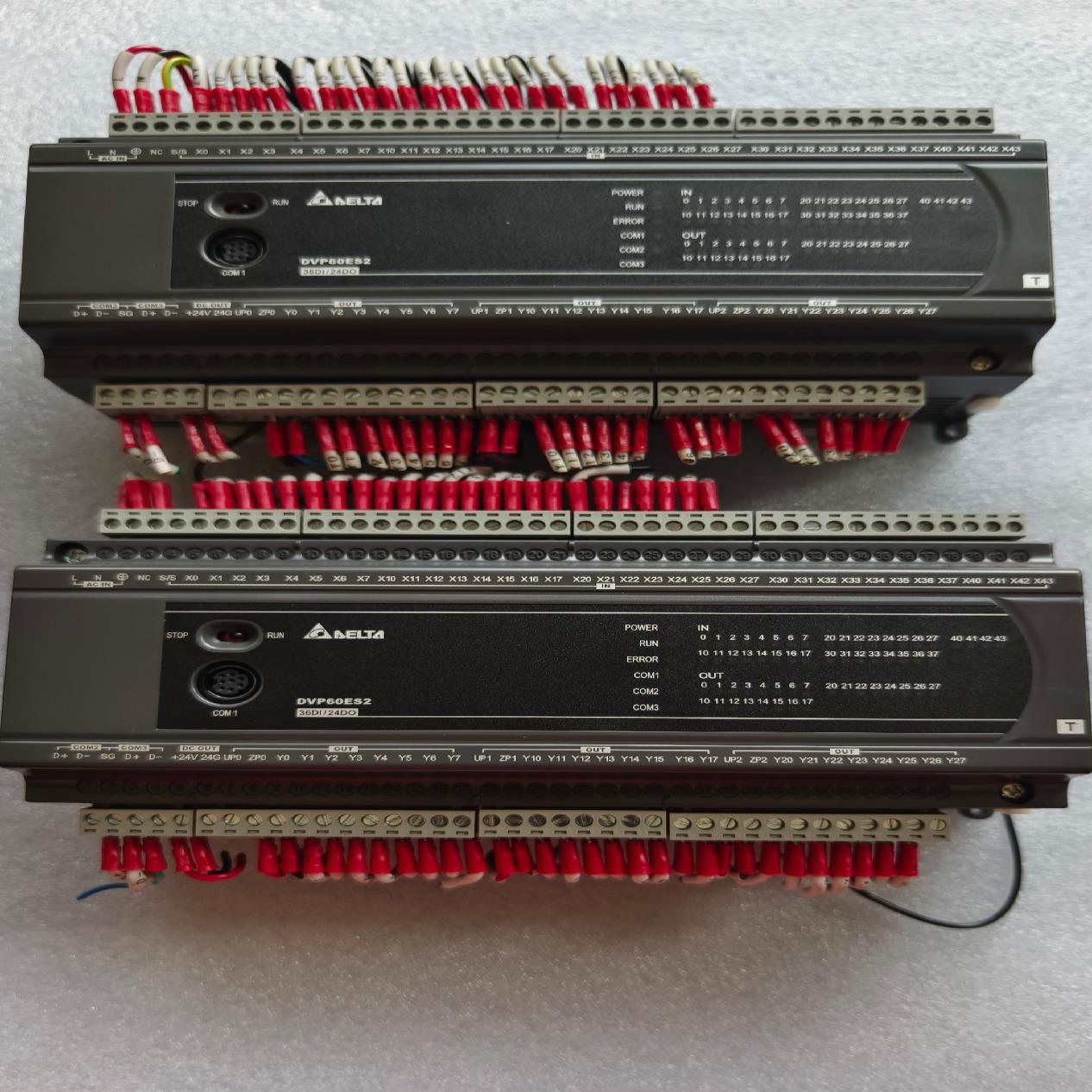 台达DVP60ES200T ，  晶体管输出成色如图   功