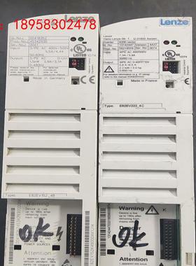 伦茨8200变频器E82EV152-4B拆机包好，发货前拍测