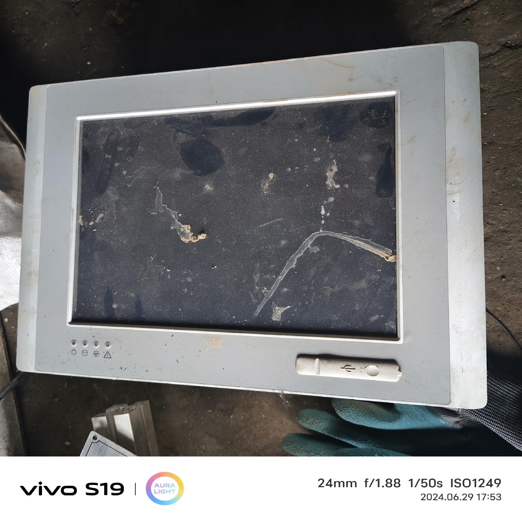 [德峰]ASEM工控屏FT 550 12 H3 CE拆机 实物拍照。