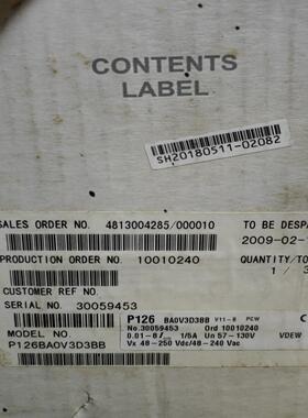 P126BAOV3D3BB    P126 BAOV3D3B