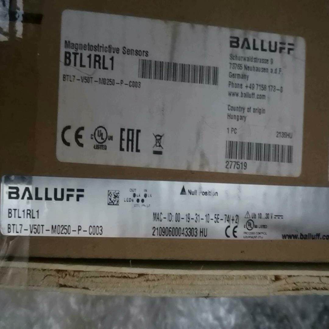 巴鲁夫位移传感器BTL7-V50T-M0250-P-C003