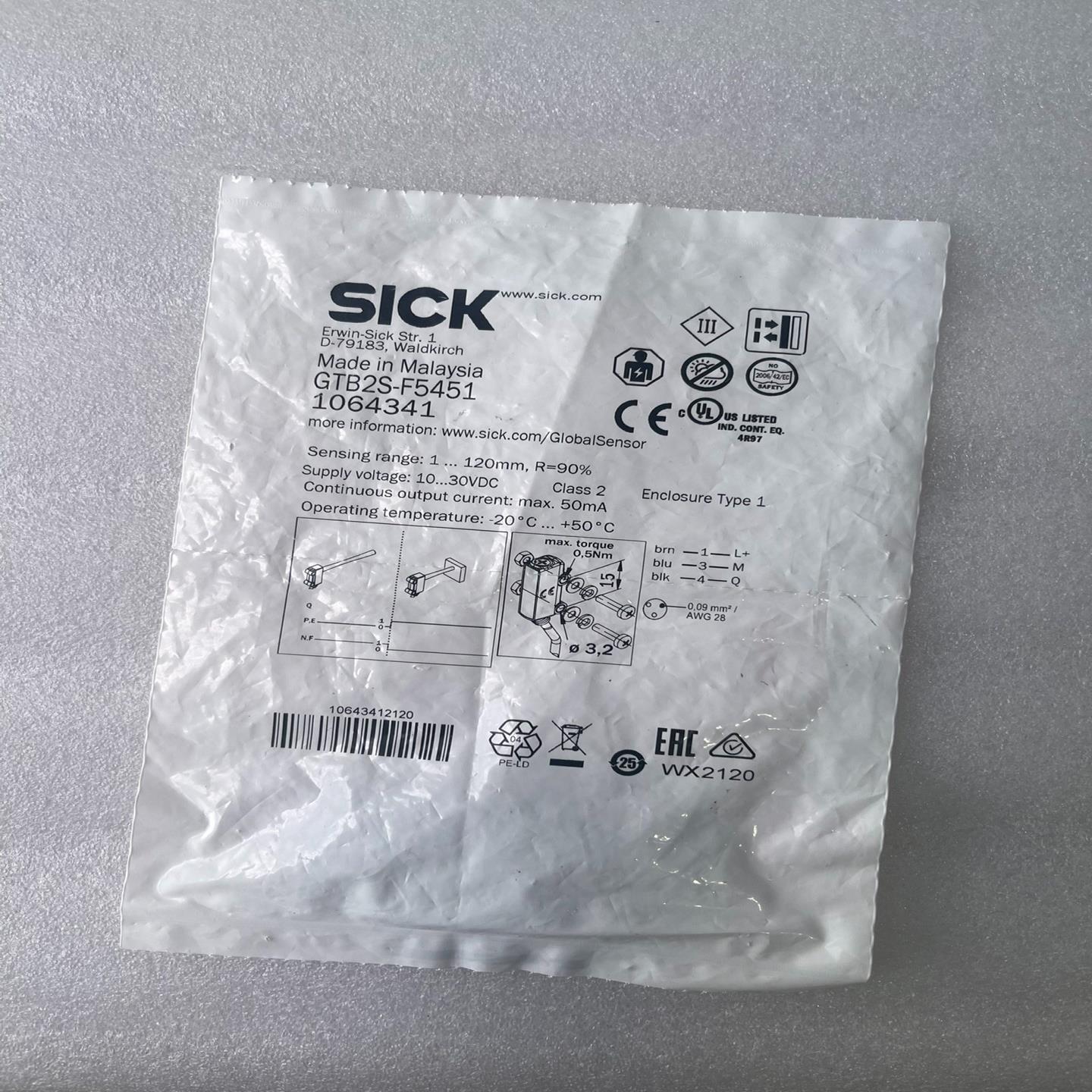 GTB2S-F5451 1064341西克光电传感器SICK