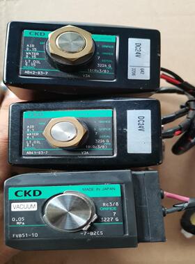 CKD电磁阀AB41-03-7,FVB51-10,成色如图，