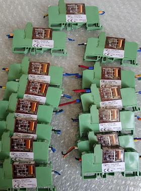 （请询价）菲尼克斯继电器模块S2001B24P 带底座EMG 10-R议价