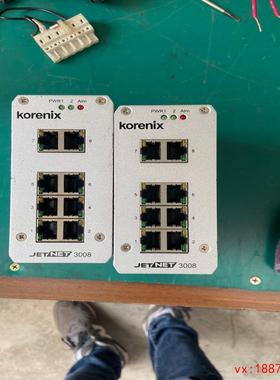 议价：Korenix科洛理思 交换机JetNet3008，拆机件，