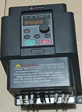 （设备配件）阿尔法.4KWG380V变频器 成色漂亮。