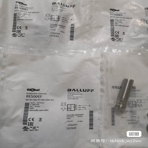 BALLUFF巴鲁夫 BES00EF BES M12ME-P