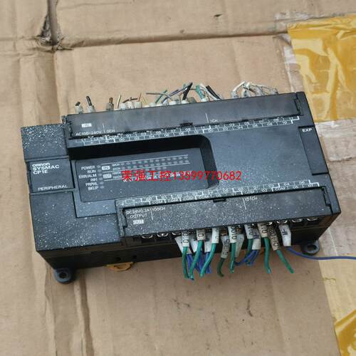 【荣强工控】欧姆龙PLC CP1E-E40SDR-A闲置拆机，详见下图