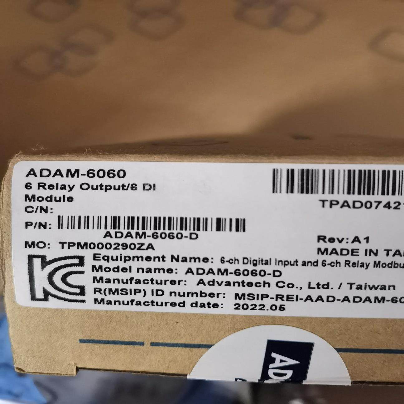 全新研华ADAM-6060-D