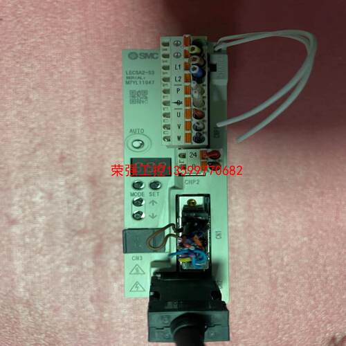 【荣强工控】SMC电缸驱动器 LECSA2-S3  200W 拆机 成色