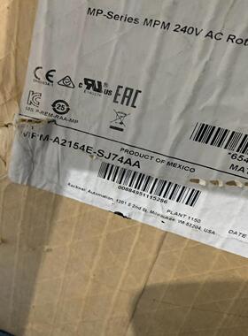 （设备配件）AB伺服电机VFM-A2154E-SJ74AA