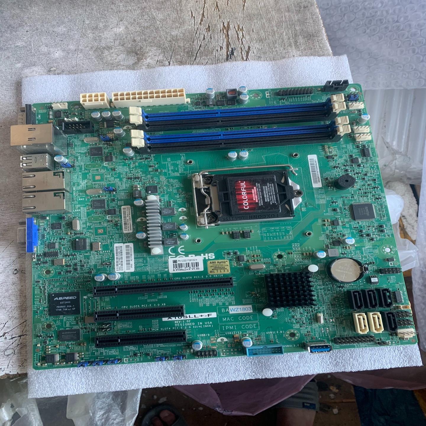 超微 x10sll-f单路服务器主板 E3-1220V3V