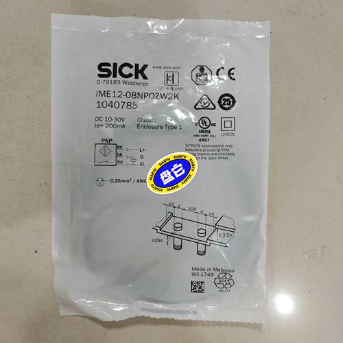 正品1040785德国西克SICK接近传感器IME12-08