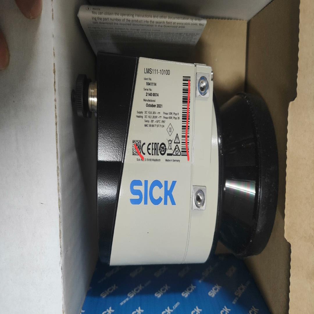 SICK西克激光扫描仪 LMS111-10100   全新机