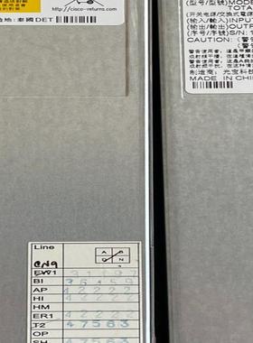 C3KX-PWR-350WAC 型号 EDPS-350CB