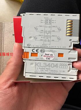 出倍福模块KL3404，成色漂亮带包装，需要的私聊