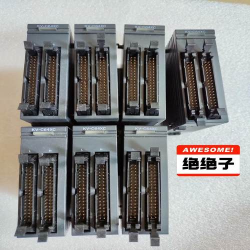 EYENCE基恩士原装正品模块KV-C64XC，正常拆机，成