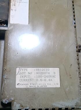 富士触摸屏 V612C10成色如图，没有通电过。